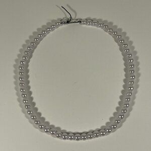 Faux Pearl Bead Necklace 8mm Beads